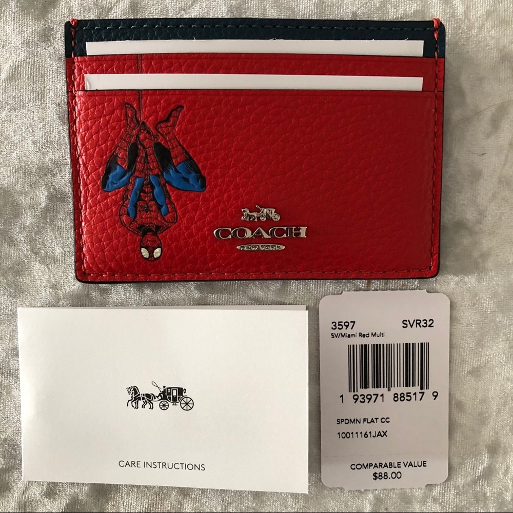 🔥Coach x Marvel | Spider-Man Card Case - Picture 3 of 13